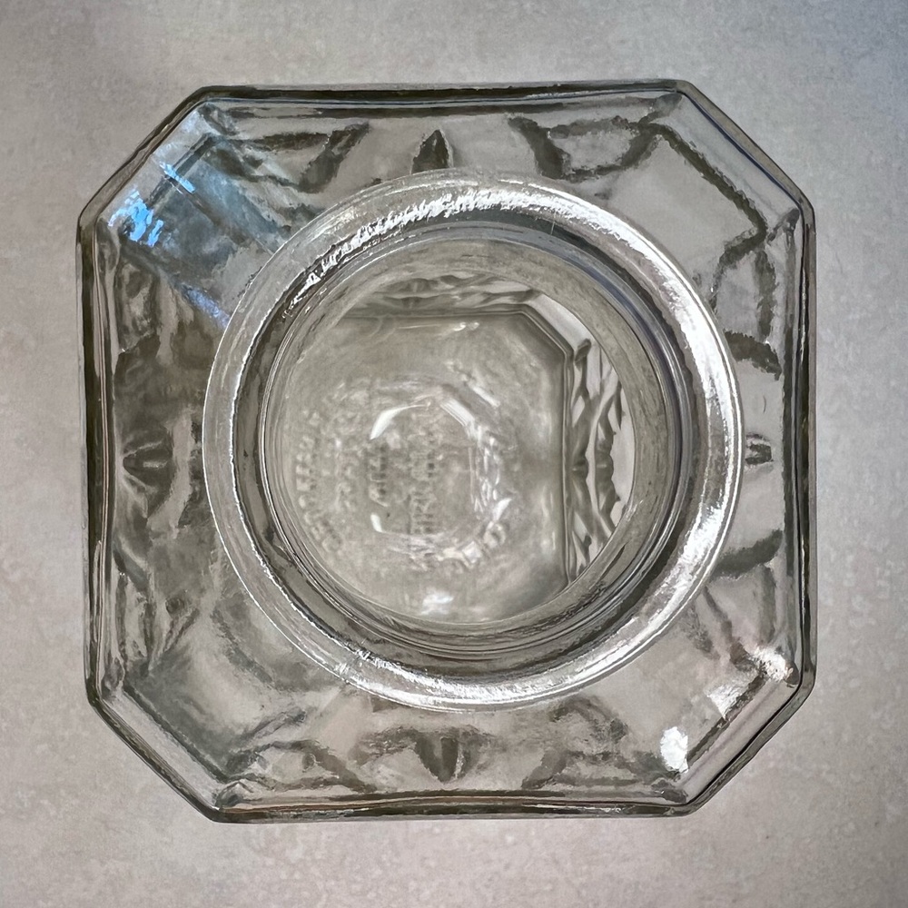 Vintage Clear Glass Manschewitz Monarch Wine Co. One Quart Decanter - Picture 7 of 9